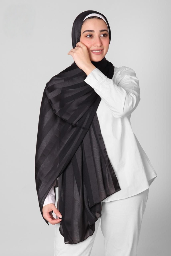 Dubbita Satin - Noir Black