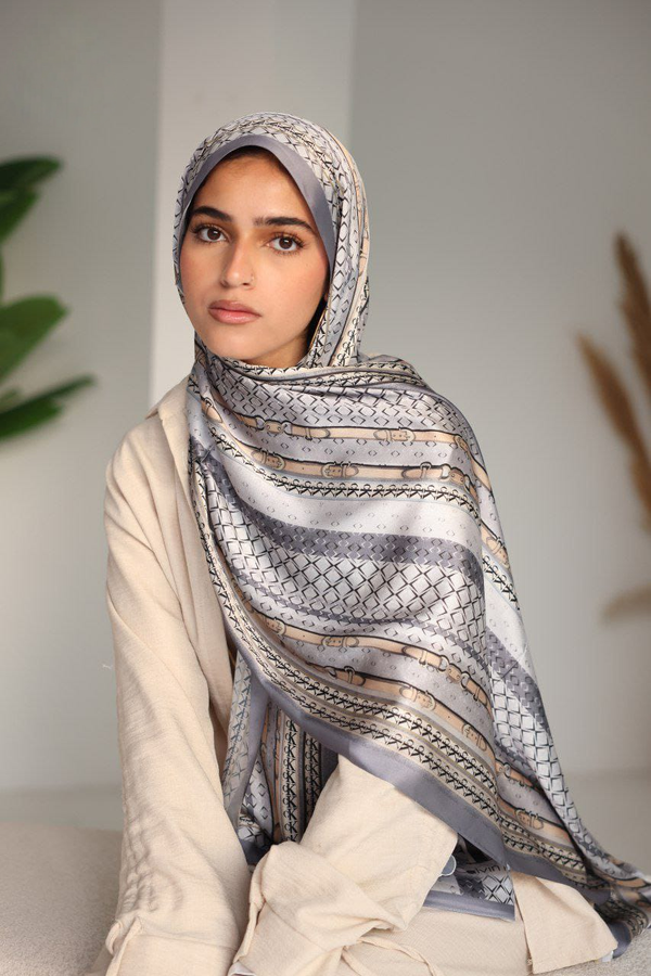 Parisian Charm - Silver Satin Grace