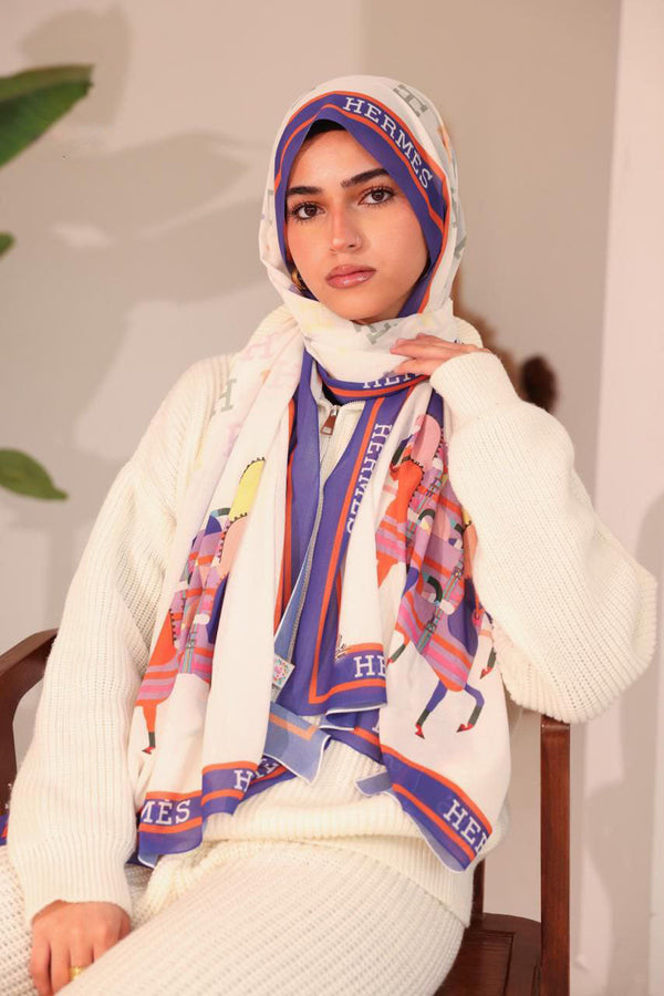 Runway Riders Scarf – Colorful Heritage Edition